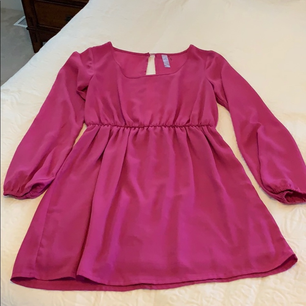 Pink party dress